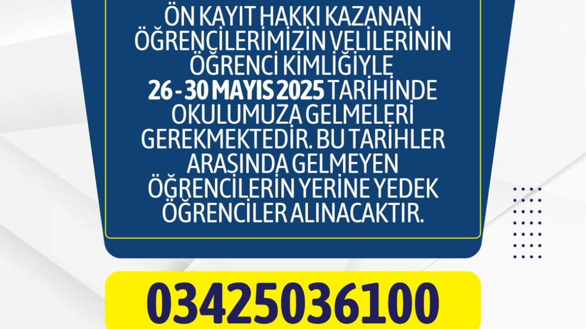 ÖNEMLİ ACIKLAMA
